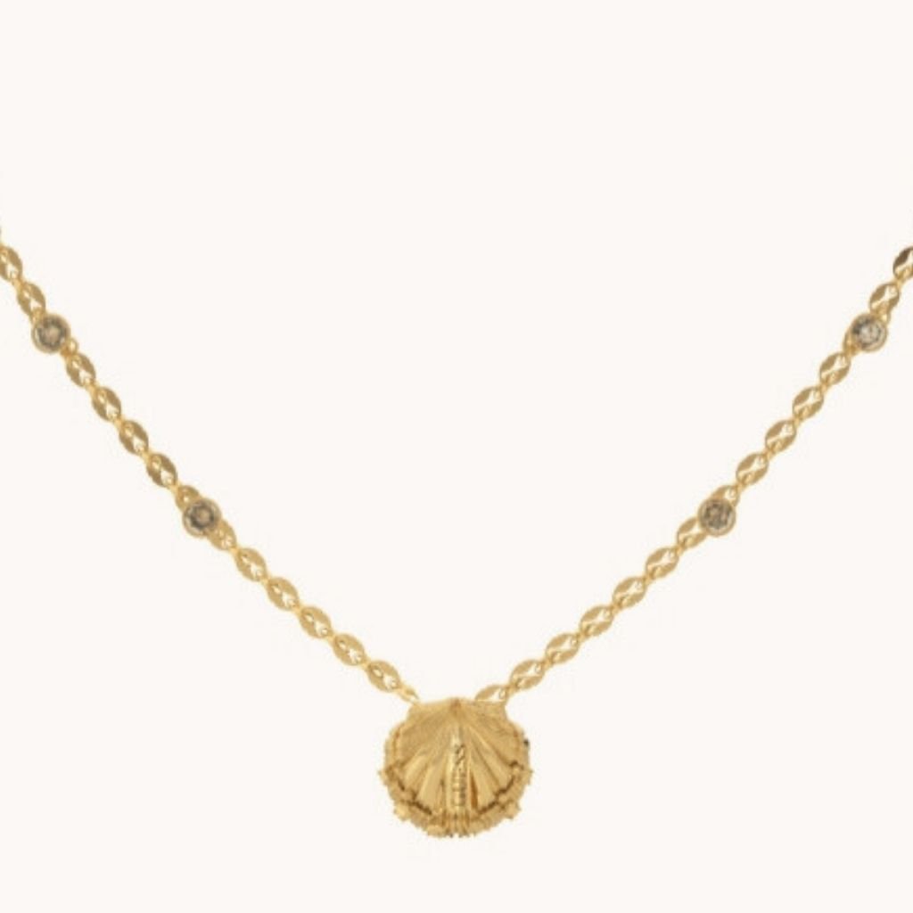 GUESS Κολιέ με Χρυσό Κοχύλι και Κρύσταλλα – Summer Mood - Image 2