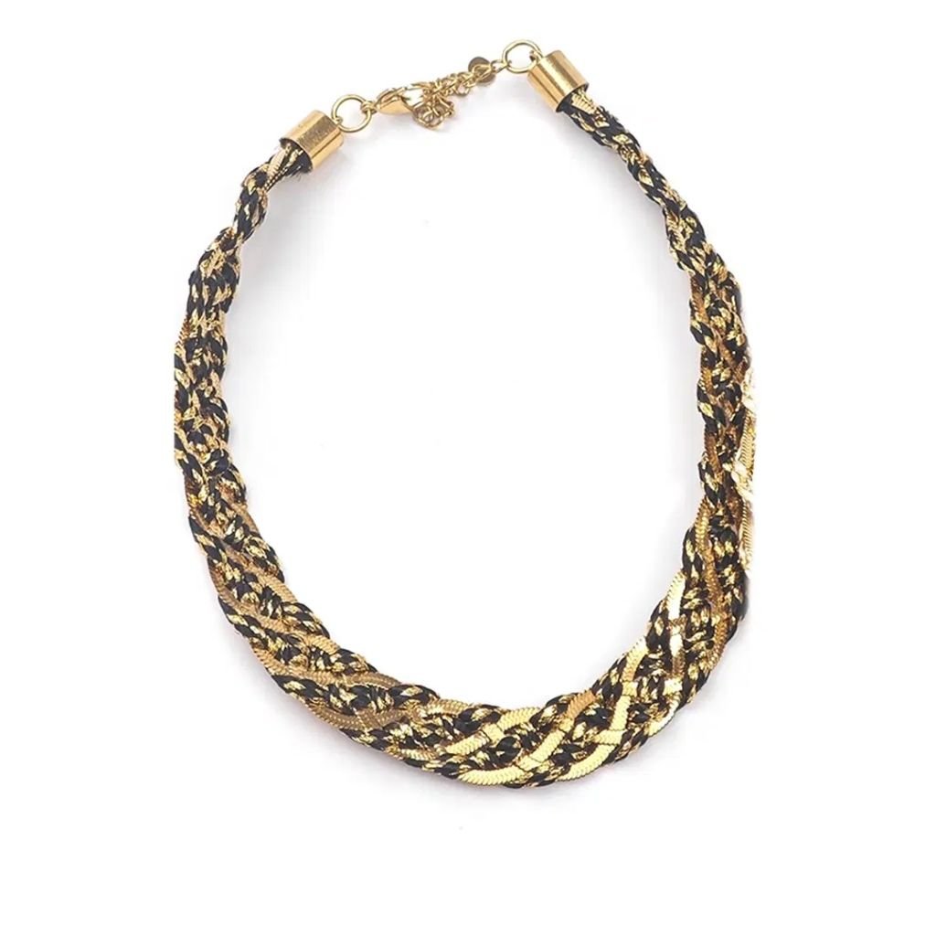 Ατσάλινο Choker Κολιέ Πλεγμένο