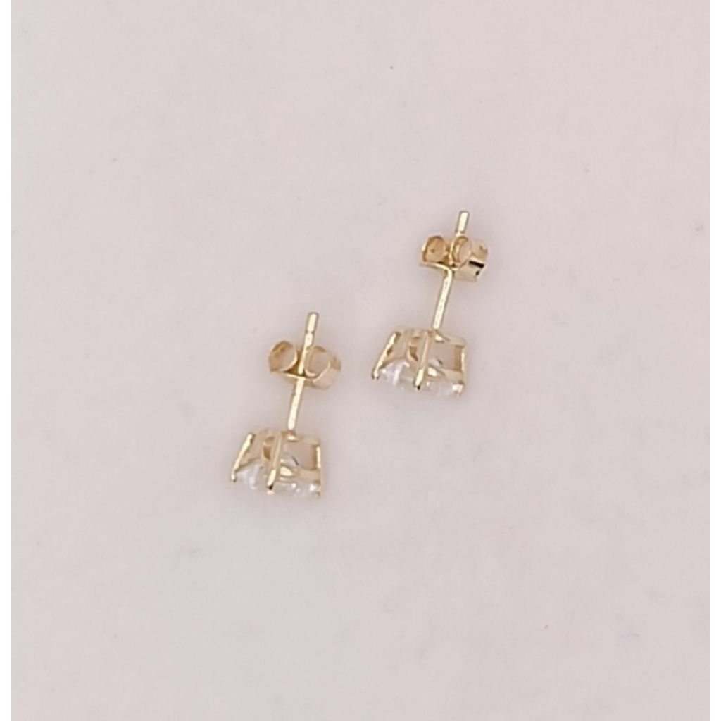 Σκουλαρίκια Επιχρυσωμένα Ασήμι 925 Καρδιές με Ζιργκόν - Image 2