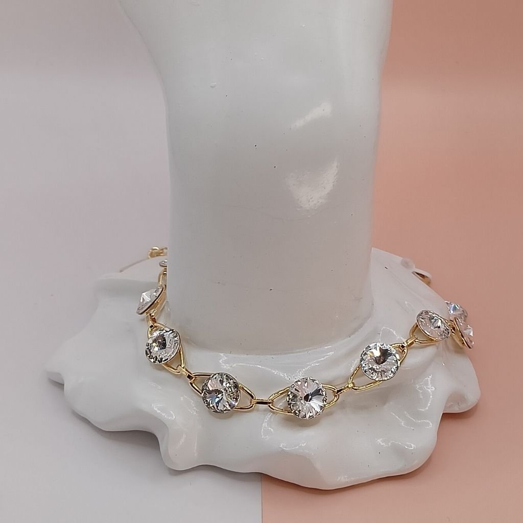 Βραχιόλι Ορείχαλκος με Swarovski Κρύσταλλα