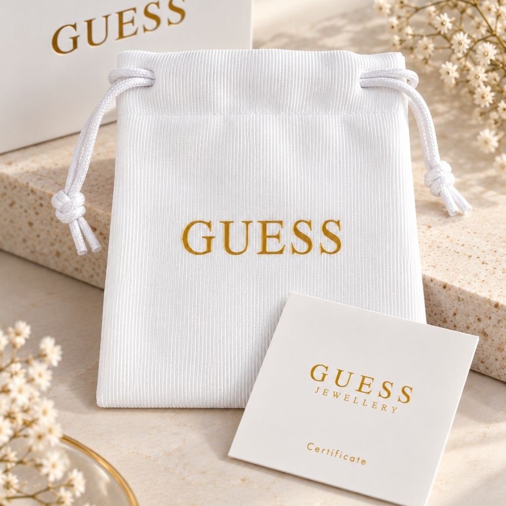 GUESS STEEL 4G SUPREME JUBN06393JWYGT/U Κολιέ Χρυσό Με Σχέδιο Με Πέτρες - Image 3